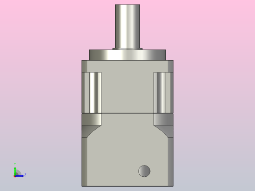 PGH060-L1 14-50-70-M4斜齿行星减速机左视缩略图