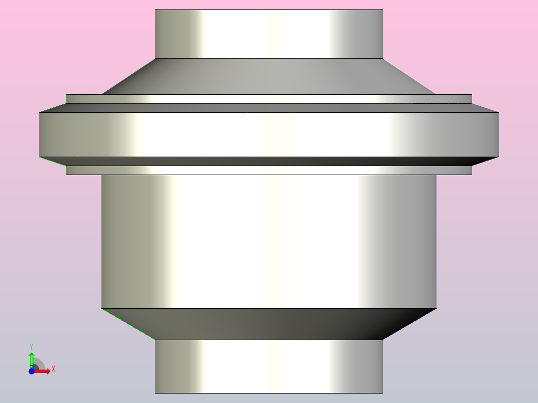 Φ38焊接止回阀（上海远安）前视图