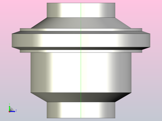 Φ38焊接止回阀（上海远安）左视缩略图