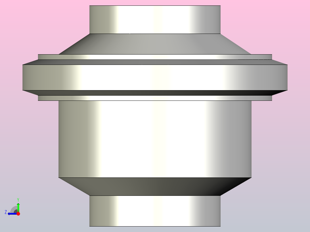 Φ38焊接止回阀（上海远安）右视图