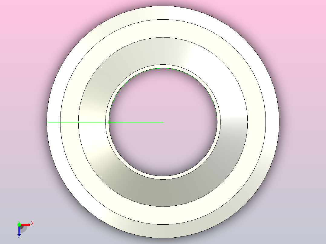 Φ38焊接止回阀（上海远安）俯视图