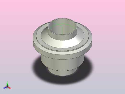 Φ38焊接止回阀（上海远安）正等轴测缩略图