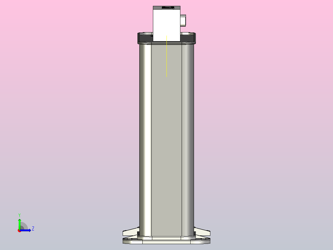 BZMJ(0.4～0.48)-35～45kvar-3自愈式低电压并联电容器三维模型202202左视图
