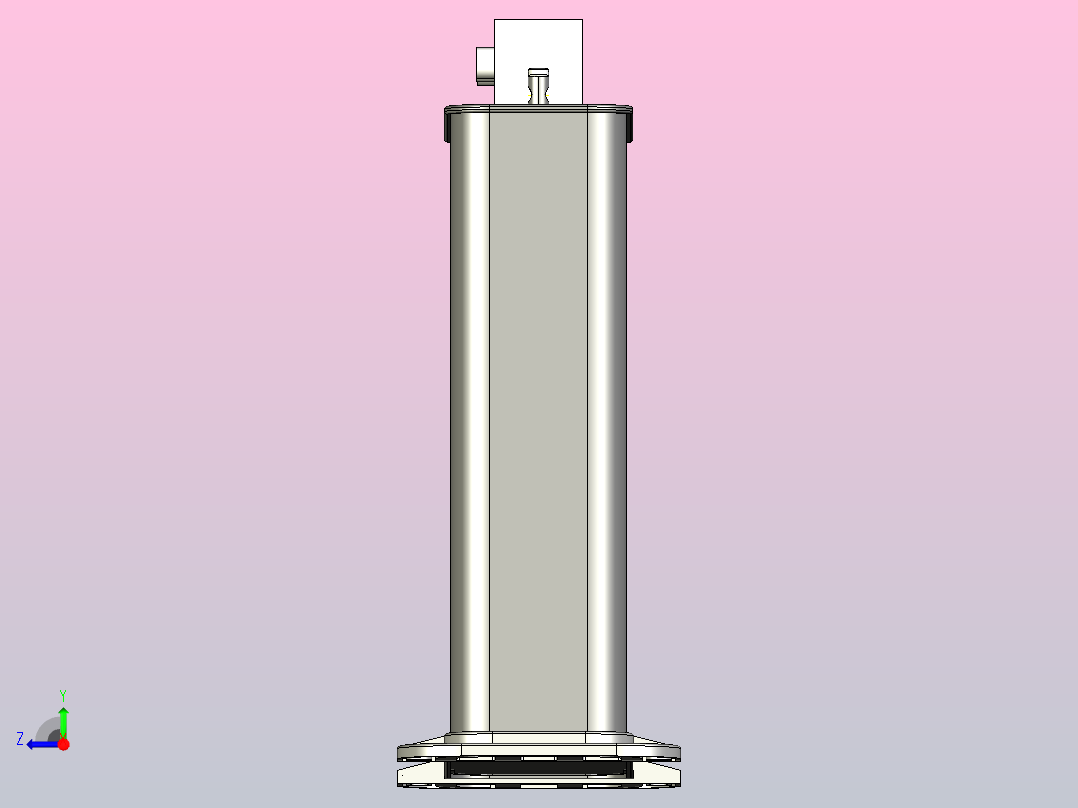BZMJ(0.4～0.48)-35～45kvar-3自愈式低电压并联电容器三维模型202202右视图