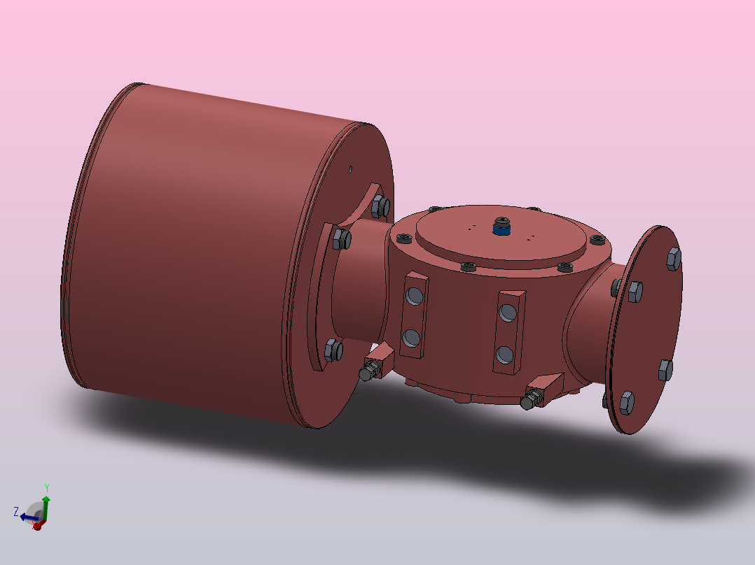 AG-系列气动执行器[AG-5-600]主视图