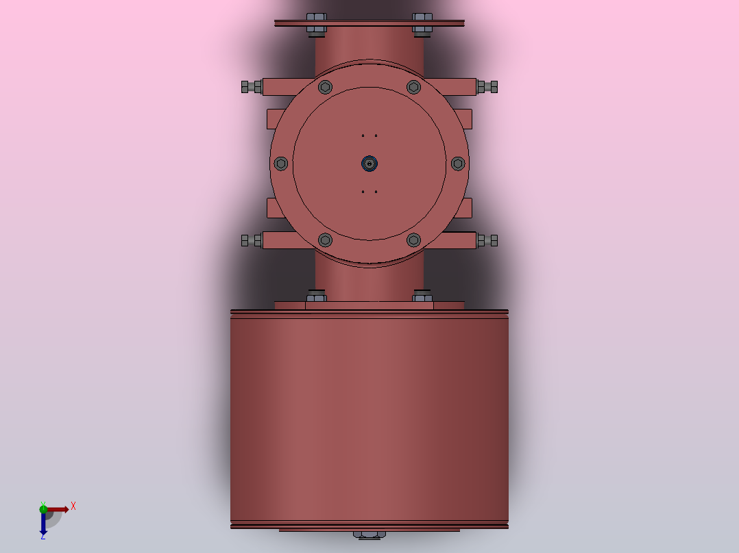 AG-系列气动执行器[AG-5-600]俯视图