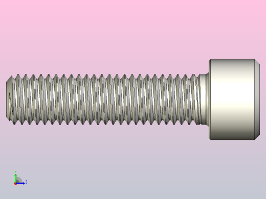 DIN_EN_ISO_4762_M10x40.ipt内六角螺钉左视缩略图