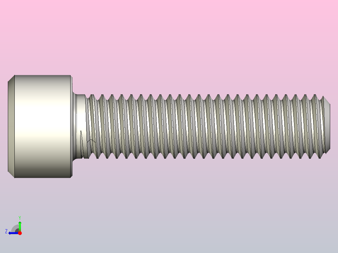 DIN_EN_ISO_4762_M10x40.ipt内六角螺钉右视图