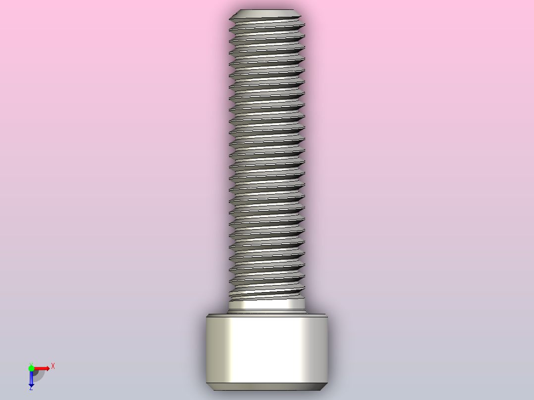 DIN_EN_ISO_4762_M10x40.ipt内六角螺钉俯视图