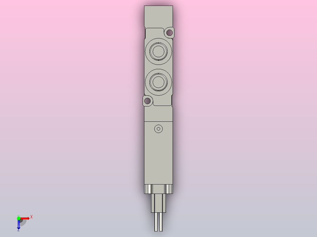 电磁阀SY5120-L15-C6俯视图
