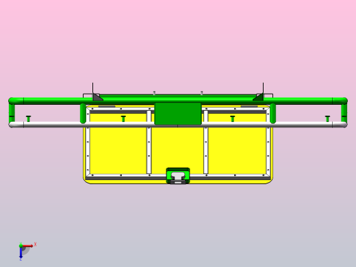全地形车前货架组装俯视缩略图