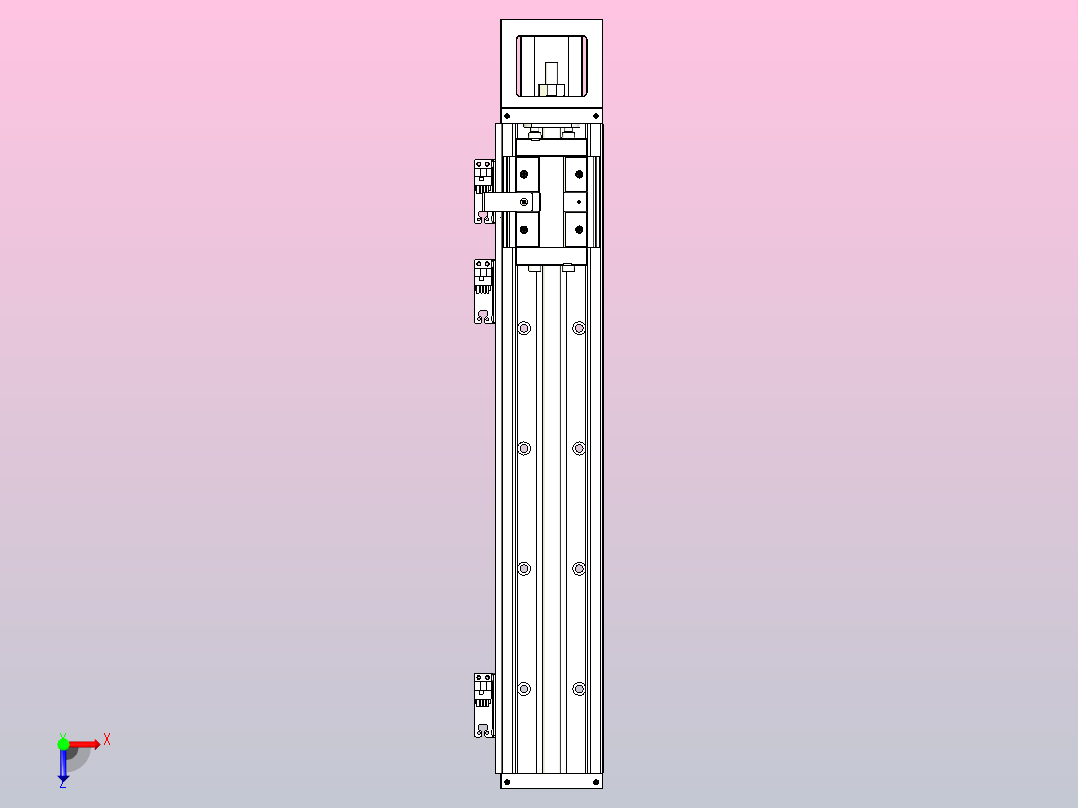 钢基模组TPA-KSR-8610C-540A1-M-F0S2俯视图