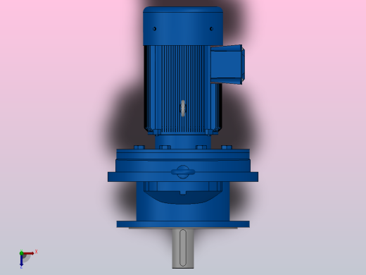 RXF157法兰轴伸式安装斜齿轮减速机RX157-Y11-6P-160M-M1-0°-Φ550俯视缩略图