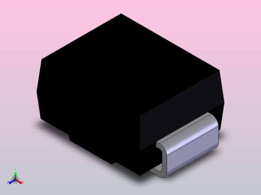 电子器件Diod SMD 10BF10正等轴测缩略图