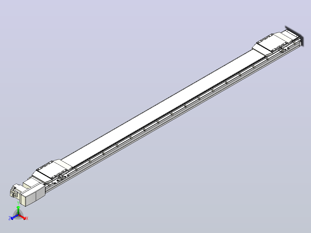 皮带直线轴双滑块型TPA-GCBS-120-P70-L700-QR-M20-N3主视图