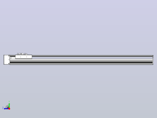 日规模组半封闭丝杆TPA-HNR-105D-1610C-L750-ML-C-P40-N3右视缩略图