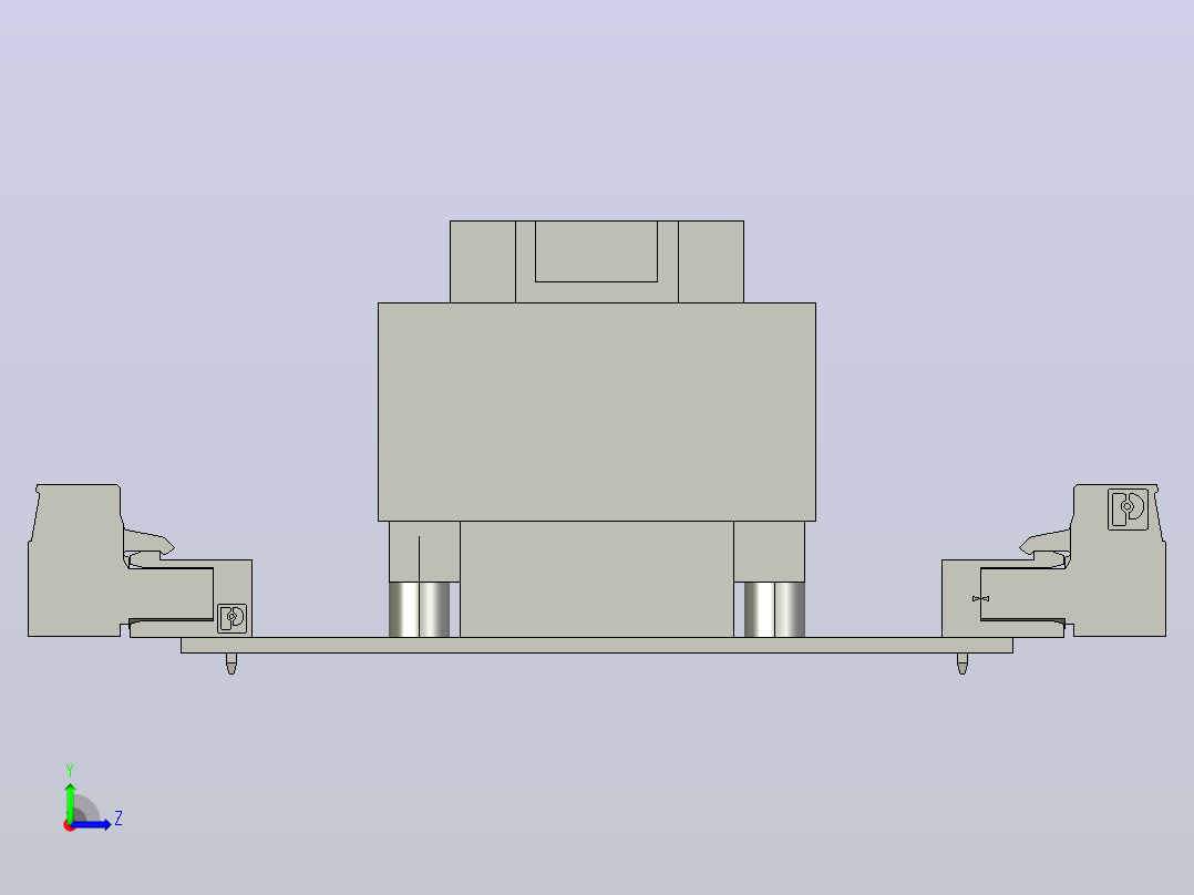 电路板尺寸97x82x1,5mm毫米左视图