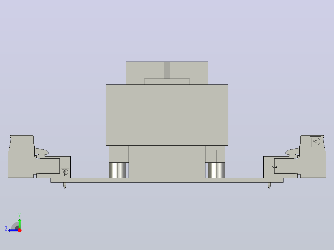 电路板尺寸97x82x1,5mm毫米右视图