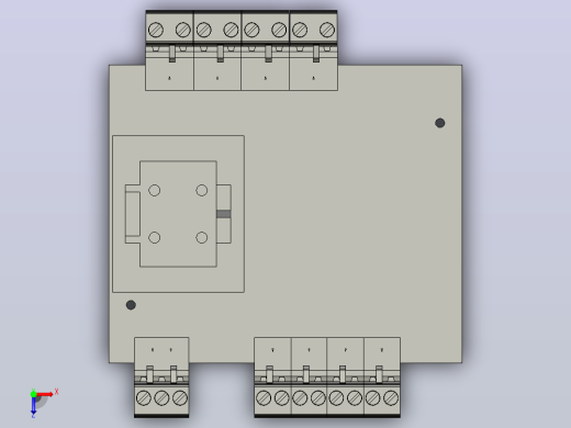 电路板尺寸97x82x1,5mm毫米俯视缩略图