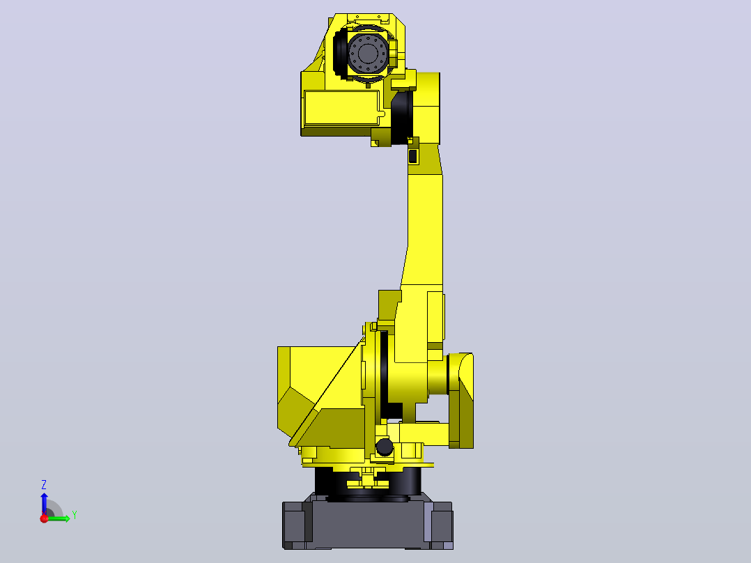 机器人fanuc-m-710ic70  SW STP前视图
