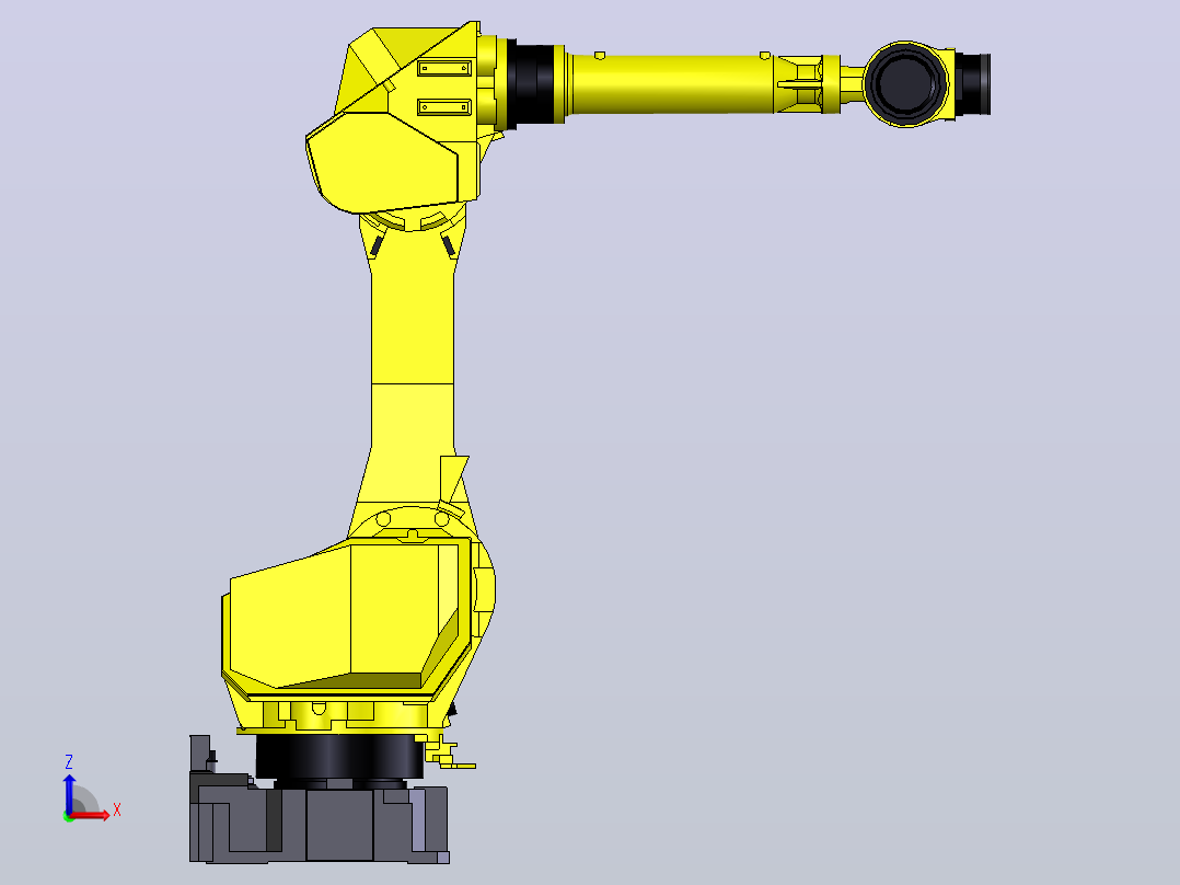 机器人fanuc-m-710ic70  SW STP左视图