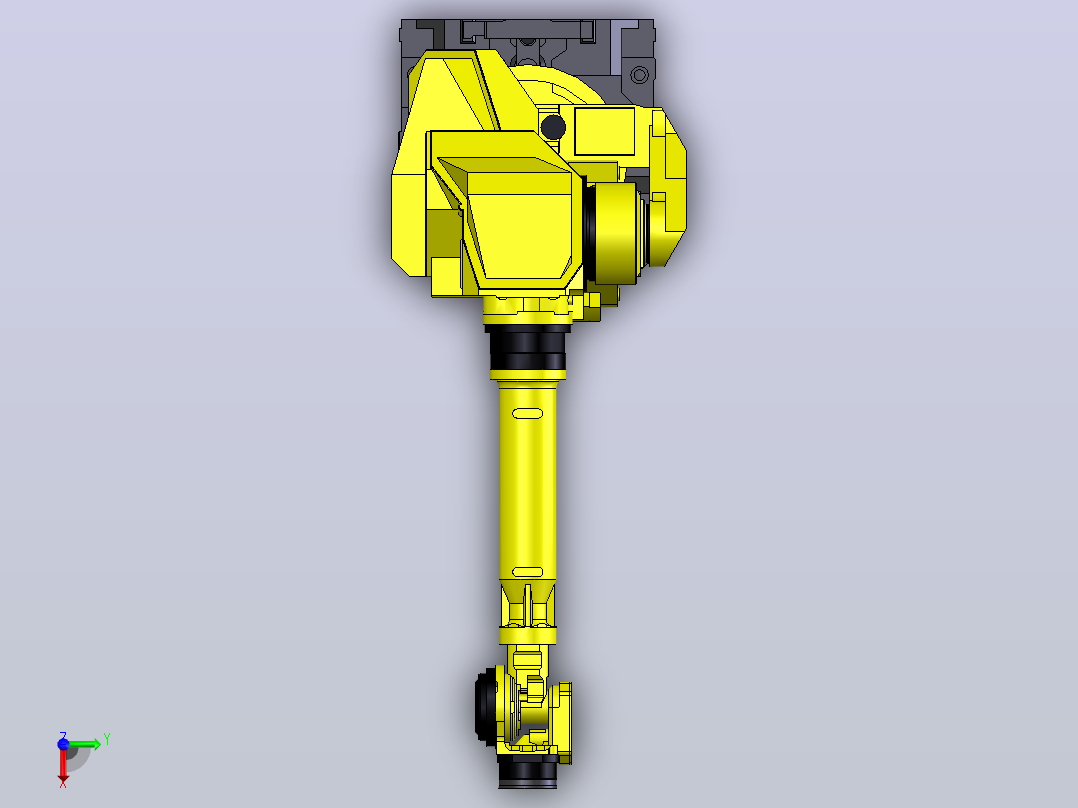 机器人fanuc-m-710ic70  SW STP俯视图
