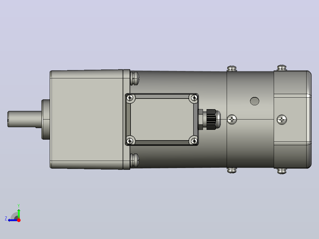 交流减速机5RK60GU-CMFT(5GU3KB-200KB)右视图