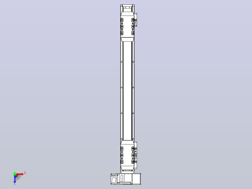 皮带直线轴双滑块型TPA-GCBS-50-P42-L175-RU-M10-N3俯视缩略图