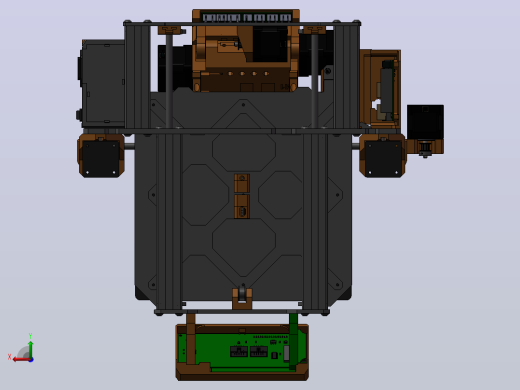 Prusa i3 MK3S MMU2S-3d打印机后视缩略图