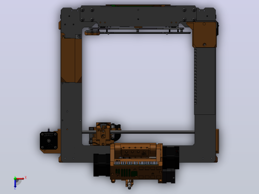Prusa i3 MK3S MMU2S-3d打印机俯视缩略图