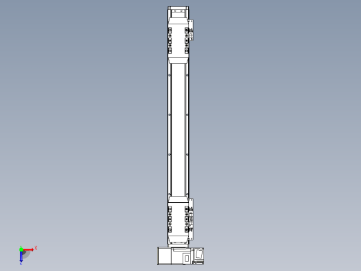 皮带直线轴双滑块型TPA-GCBS-50-P42-L150-LU-M10-N3俯视缩略图