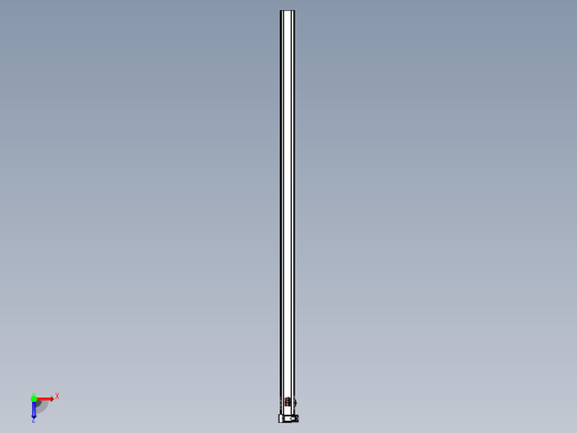 皮带直线轴半封闭可选导轨TPA-HNB-120D-110-L3050-LU-Y-P40-N3俯视缩略图