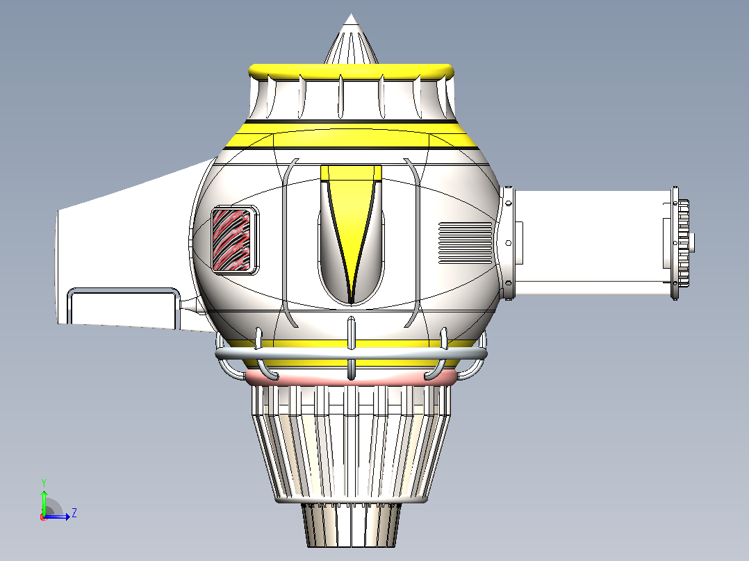 发动机舱HK06-RV1800V4左视图