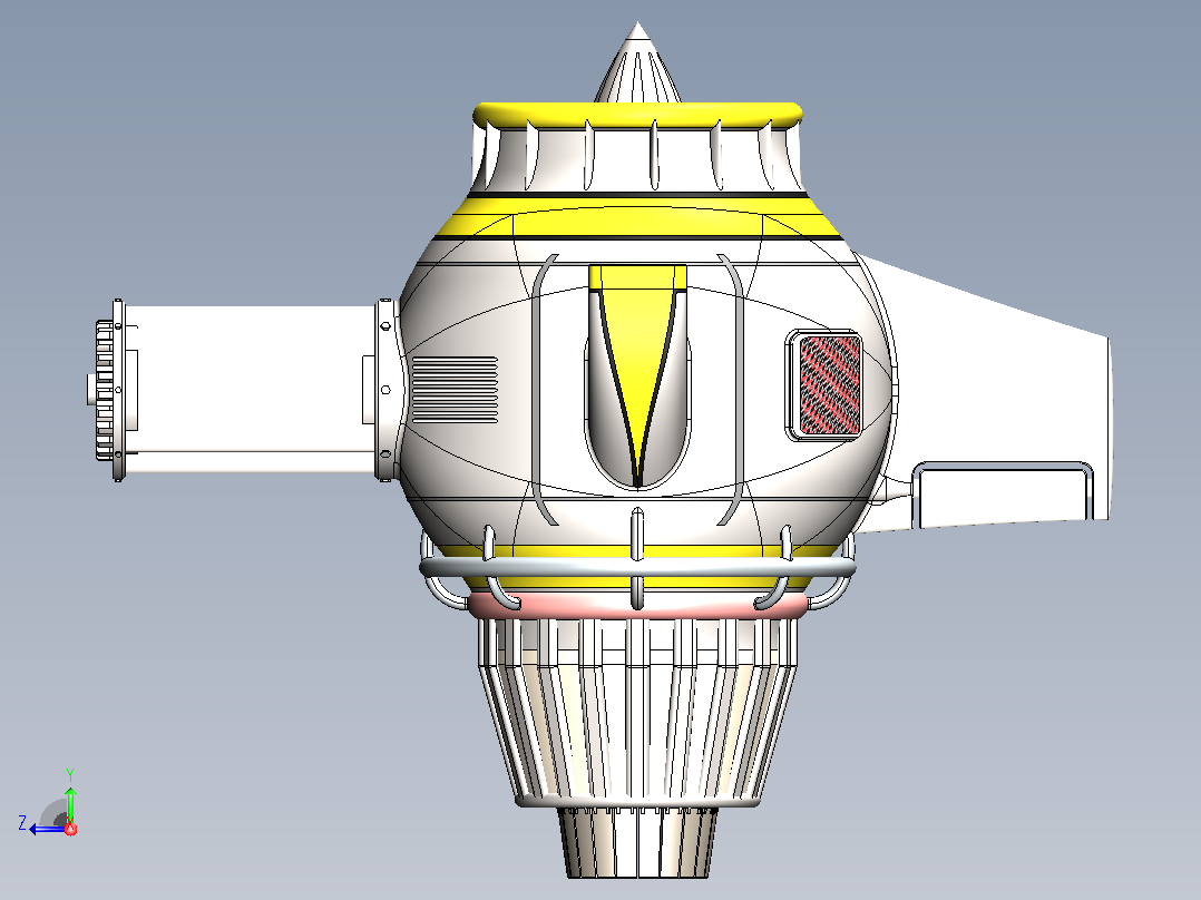 发动机舱HK06-RV1800V4右视图