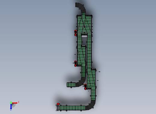 变轨流水线俯视缩略图