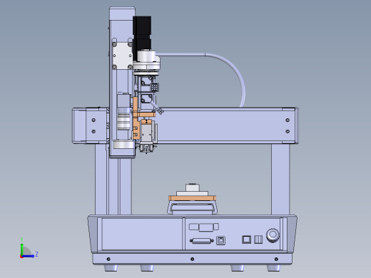 桌面形USB自动穿线机 sw15可编辑左视缩略图