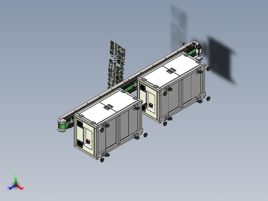 A18_带治具定距皮带线体