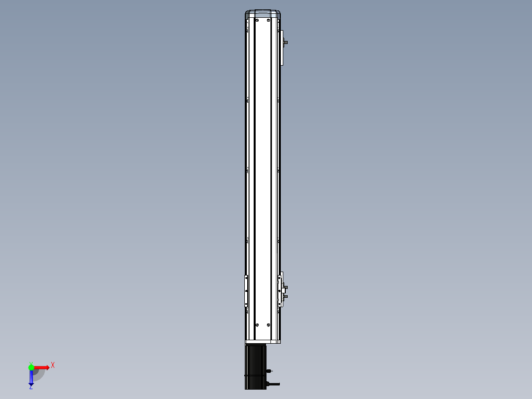 Toyo东佑达直线模组-ETH10-700-BC-200W+煞車俯视图