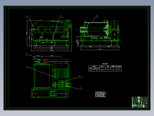 JK型建筑卷扬机设计