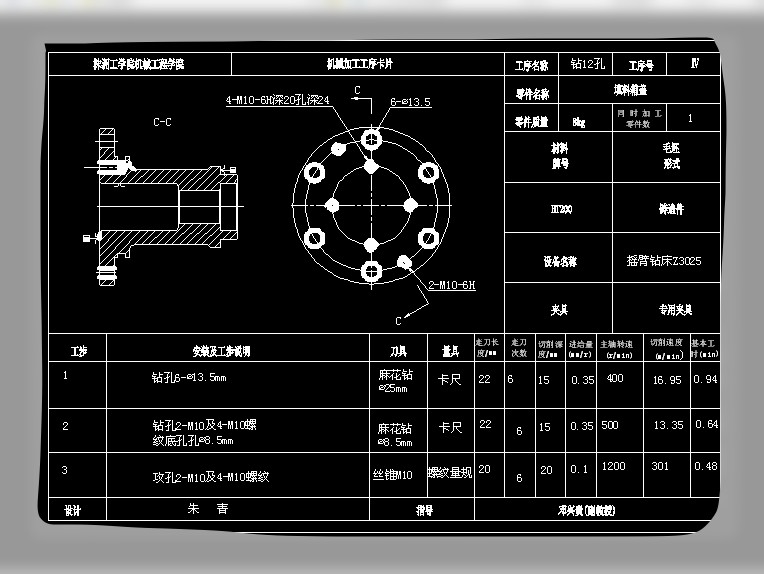 填料箱压盖夹具课程设计
