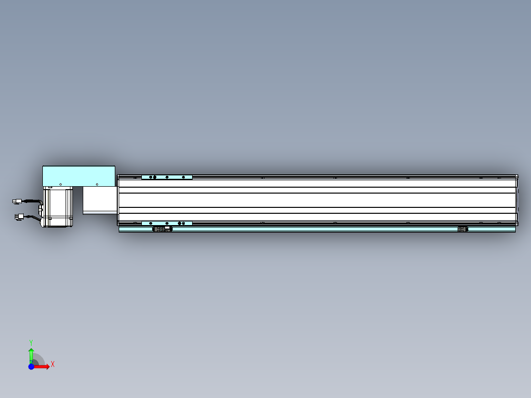 威洛博VBF同步带传动一般环境VBF14-L45-S800-BR-ZP75-C3前视图