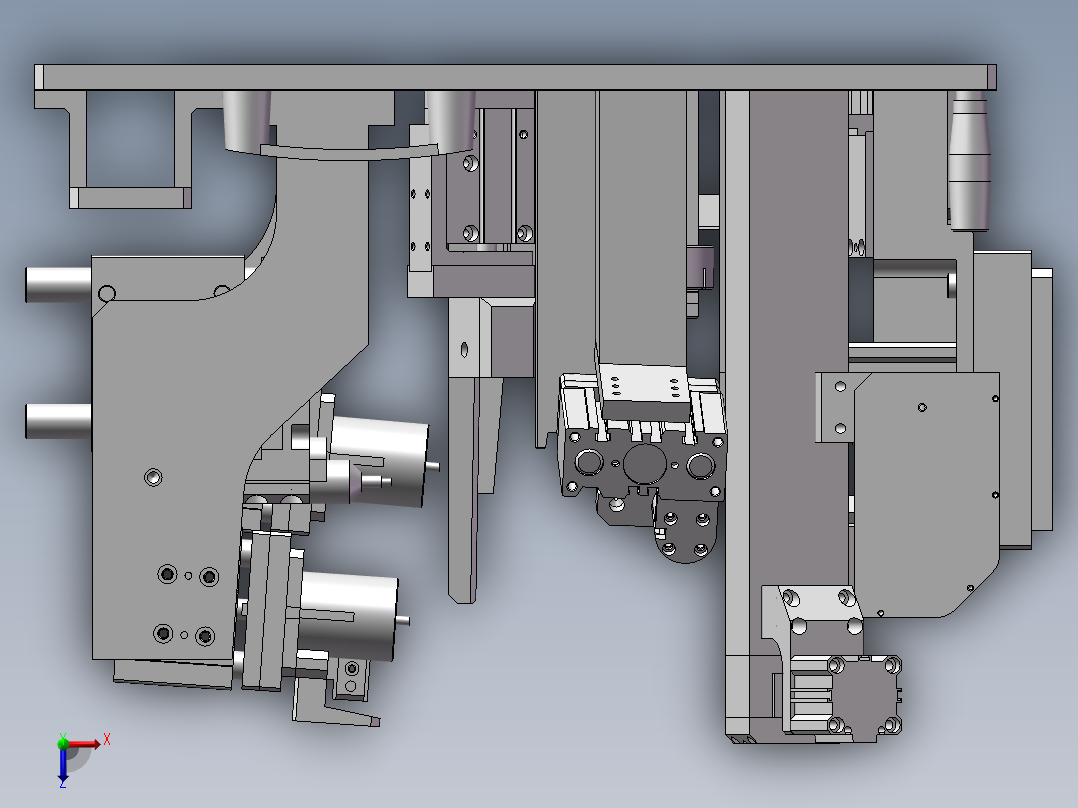 车灯气密性检测夹具俯视图
