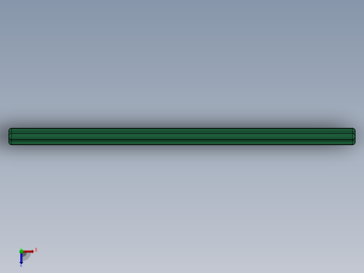 乐高机械组车桥-3708 Green Technic Axle 12俯视缩略图