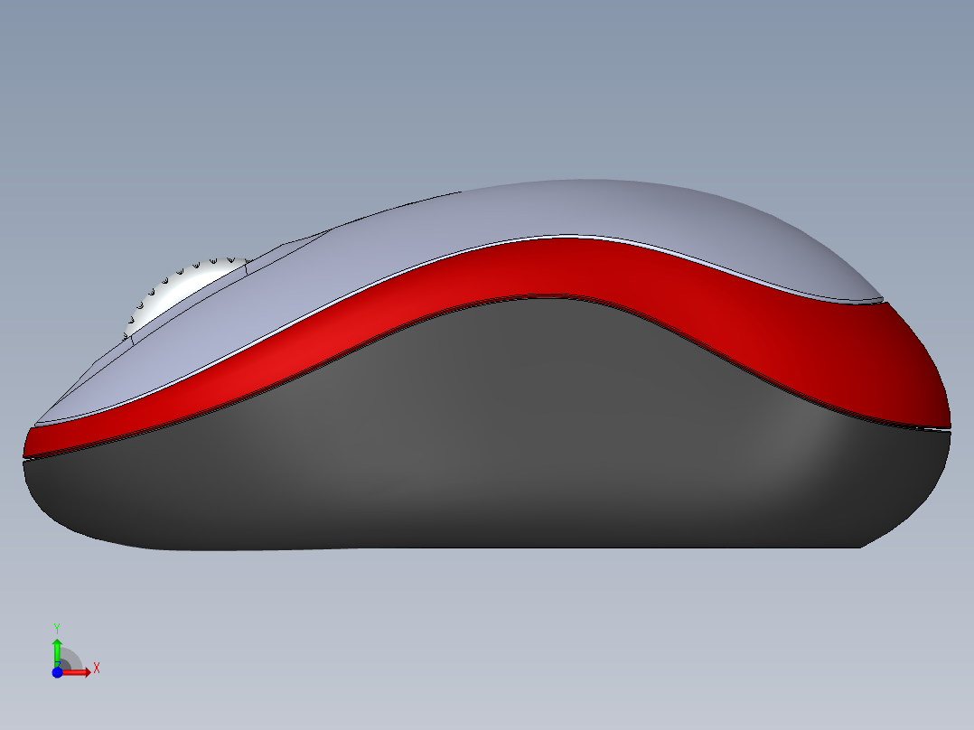 无线电脑鼠标前视图