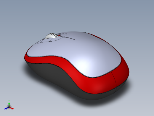 无线电脑鼠标正等轴测缩略图