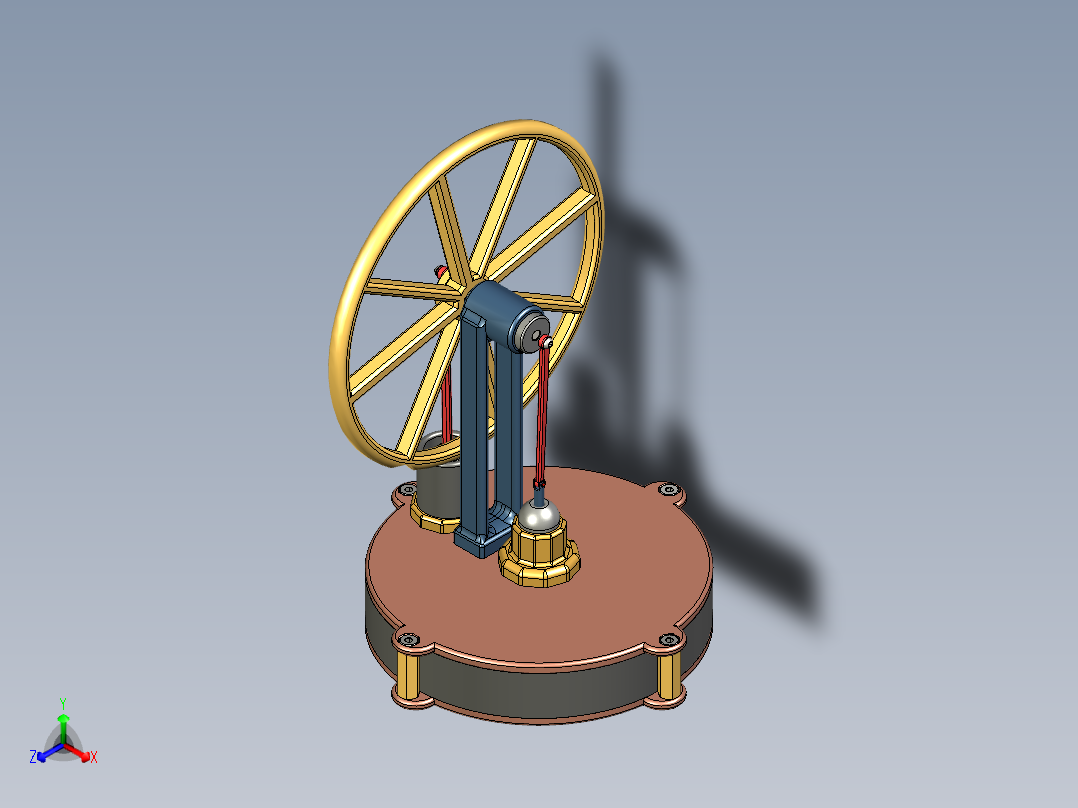 发动机 (31)正等轴测图