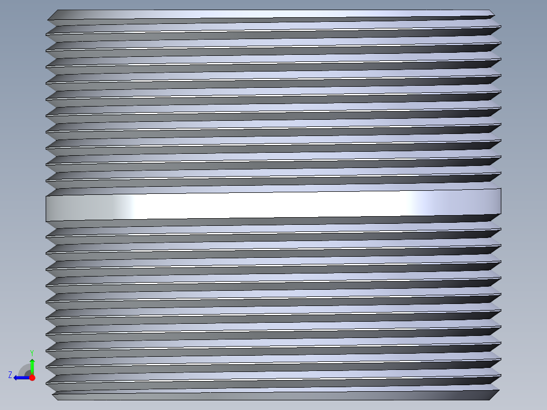 CPVC管件33-Sch80_Nipple_MPTxMPT_9861-340_3in x 3in右视图