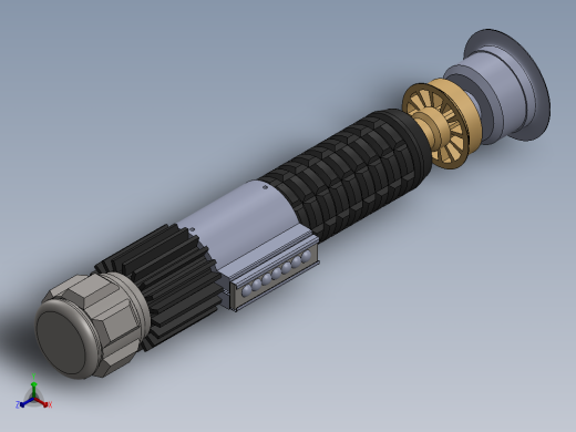 激光剑正等轴测缩略图