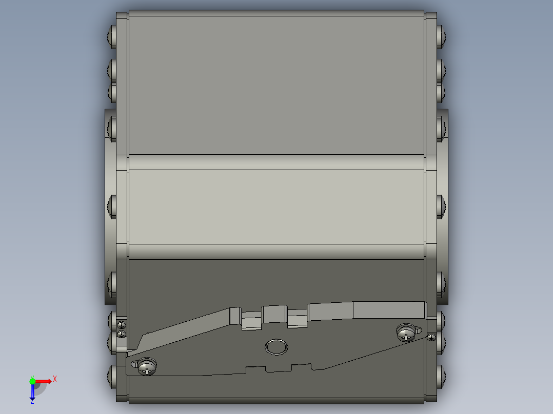 熔断器RSZ307-N-UJP 1500V 3Dͼ俯视图
