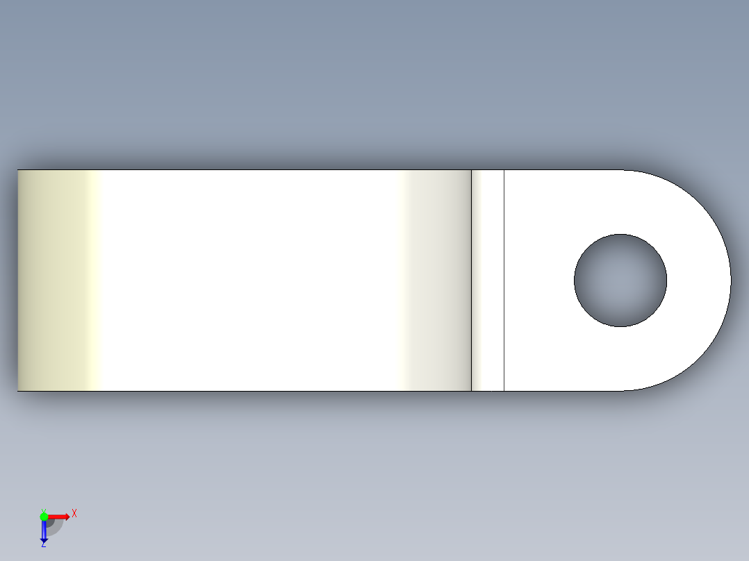 HP 系列 P 夹-H10P-NA俯视图